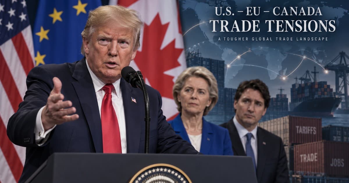 Trump Warns EU Against 'Hostile' Canada Partnership Plan